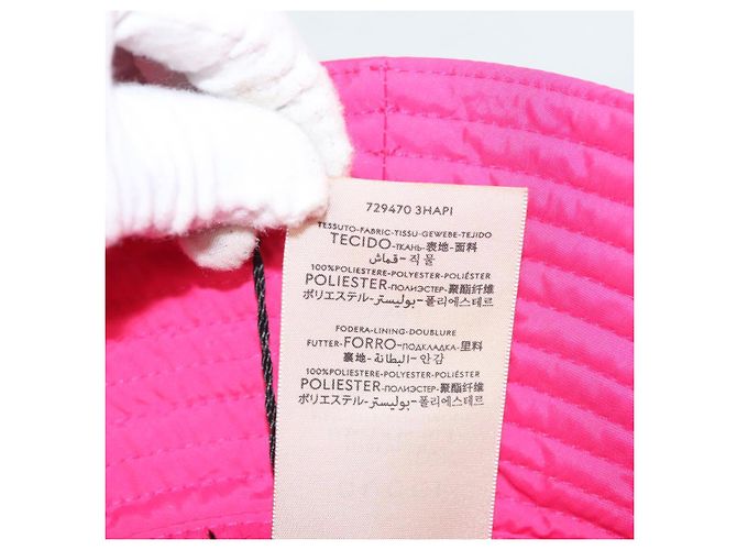 Gorra GUCCI de lona S Rosa 729470 Auth 118852M - vista 12