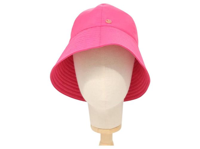 Gorra GUCCI de lona S Rosa 729470 Auth 118852M - vista 13