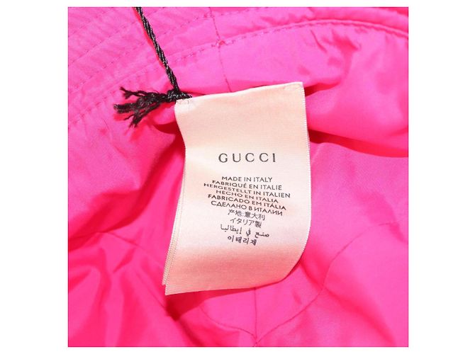 Gorra GUCCI de lona S Rosa 729470 Auth 118852M - vista 14