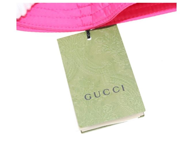 Gorra GUCCI de lona S Rosa 729470 Auth 118852M - vista 17