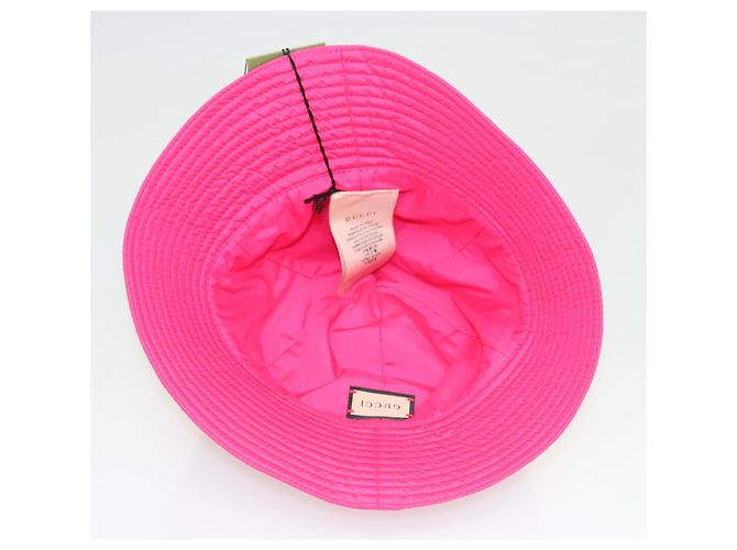 Gorra GUCCI de lona S Rosa 729470 Auth 118852M - vista 7