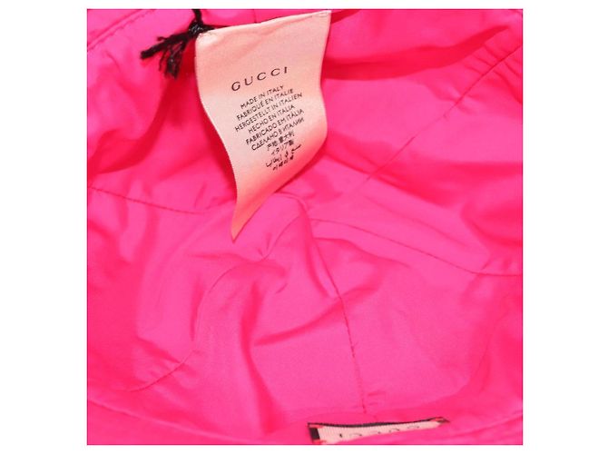 Gorra GUCCI de lona S Rosa 729470 Auth 118852M - vista 8