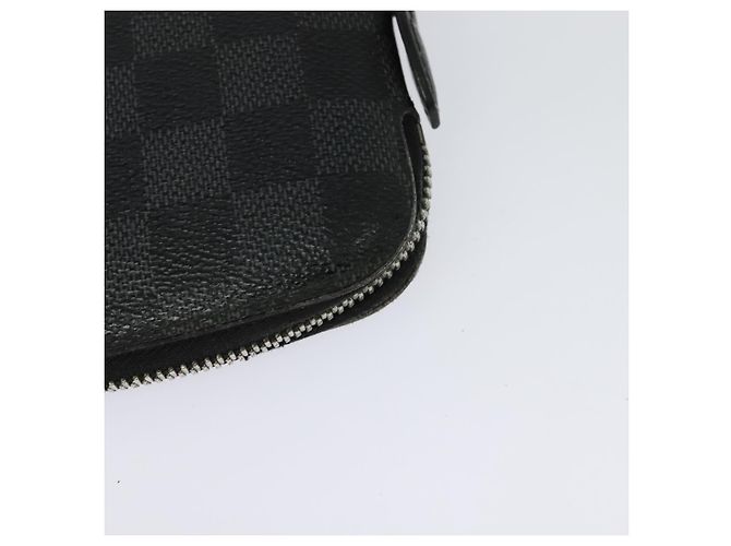 LOUIS VUITTON Organizer Damier Graphite Custodia da Viaggio N48255 LV Auth 123607 Damier ebene - vista 16
