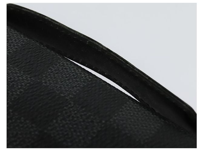 LOUIS VUITTON Organizer Damier Graphite Custodia da Viaggio N48255 LV Auth 123607 Damier ebene - vista 17