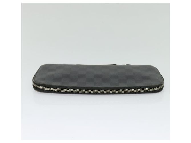 LOUIS VUITTON Organizer Damier Graphite Custodia da Viaggio N48255 LV Auth 123607 Damier ebene - vista 3