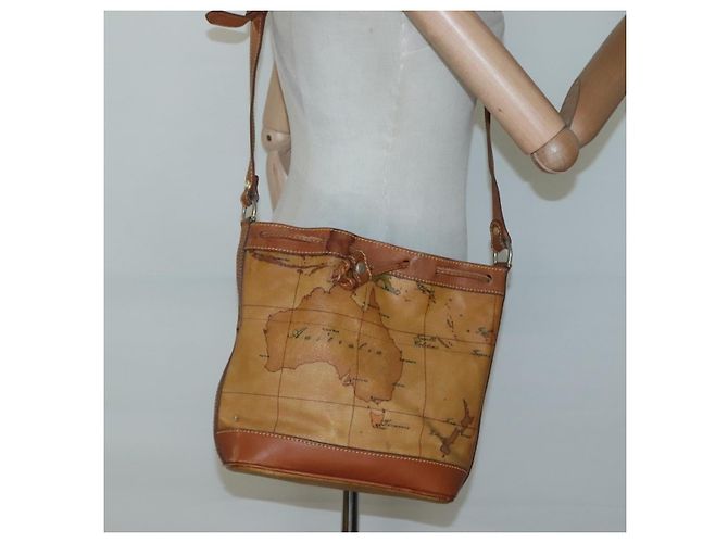 Autre Marque PRIMA CLASSE Borsa a Spalla Pelle PVC Beige Oro Auth am8596 D'oro - vista 19