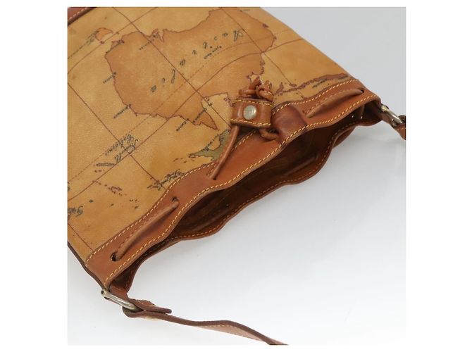 Autre Marque PRIMA CLASSE Borsa a Spalla Pelle PVC Beige Oro Auth am8596 D'oro - vista 6