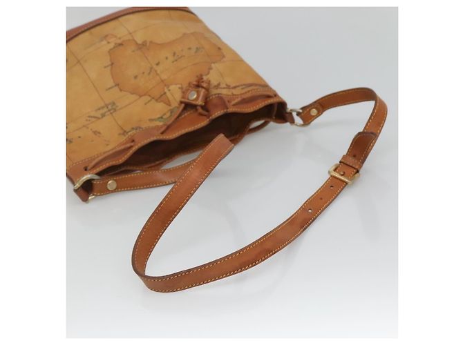 Autre Marque PRIMA CLASSE Borsa a Spalla Pelle PVC Beige Oro Auth am8596 D'oro - vista 7