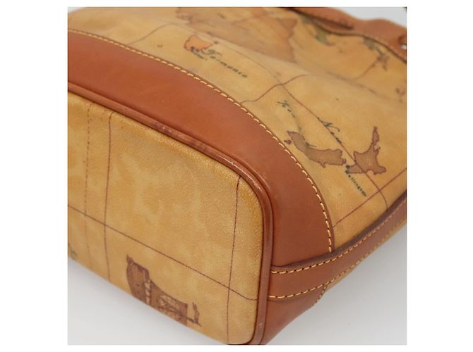Autre Marque PRIMA CLASSE Borsa a Spalla Pelle PVC Beige Oro Auth am8596 D'oro - vista 9