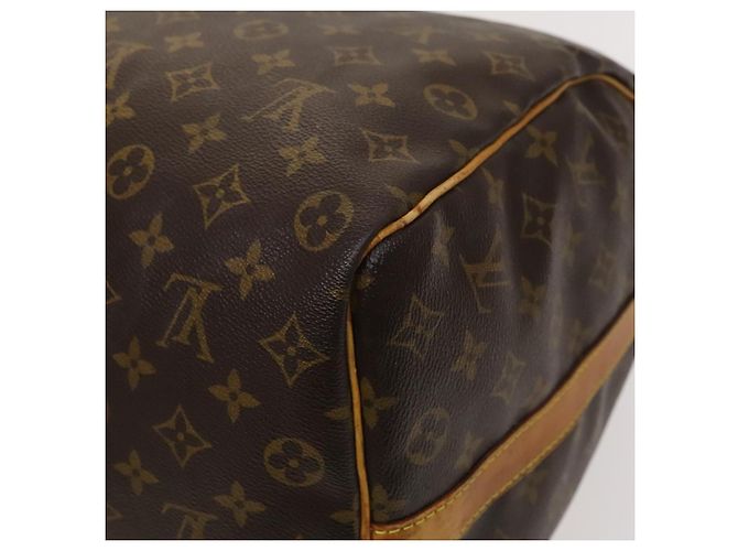 LOUIS VUITTON Monogram Keepall Bandouliere 50 Borsa Boston M41416 LV Auth 125289 Monogramma - vista 15