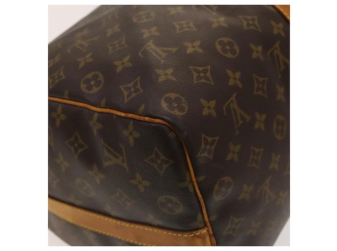 LOUIS VUITTON Monogram Keepall Bandouliere 50 Borsa Boston M41416 LV Auth 125289 Monogramma - vista 16