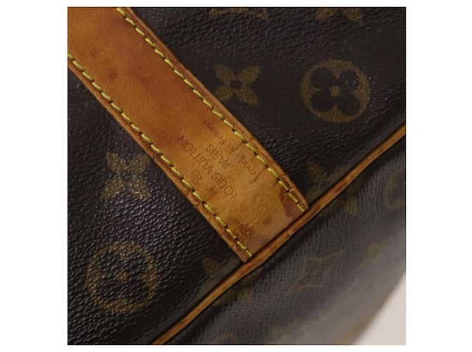 LOUIS VUITTON Monogram Keepall Bandouliere 50 Borsa Boston M41416 LV Auth 125289 Monogramma - vista 17