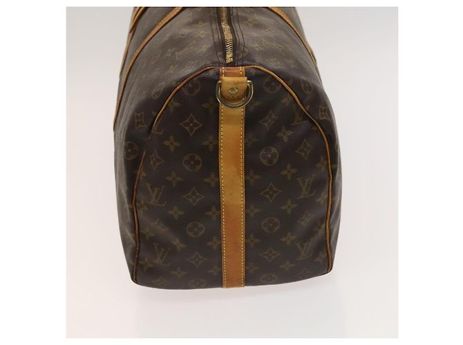 LOUIS VUITTON Monogram Keepall Bandouliere 50 Borsa Boston M41416 LV Auth 125289 Monogramma - vista 3