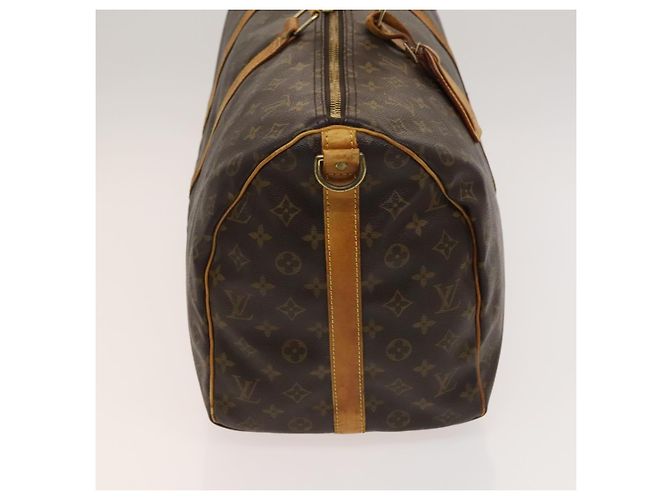 LOUIS VUITTON Monogram Keepall Bandouliere 50 Borsa Boston M41416 LV Auth 125289 Monogramma - vista 4