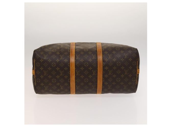 LOUIS VUITTON Monogram Keepall Bandouliere 50 Borsa Boston M41416 LV Auth 125289 Monogramma - vista 5