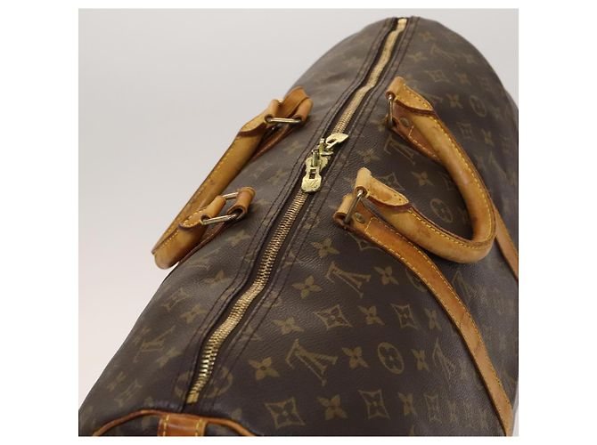 LOUIS VUITTON Monogram Keepall Bandouliere 50 Borsa Boston M41416 LV Auth 125289 Monogramma - vista 6