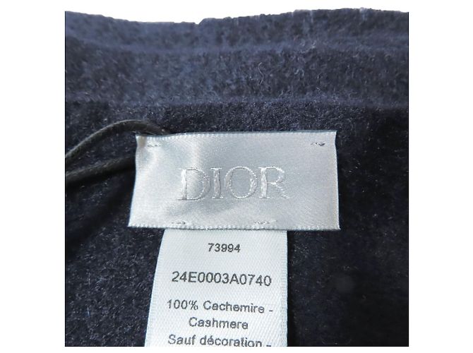 Stola in cashmere nero Christian Dior - view 4
