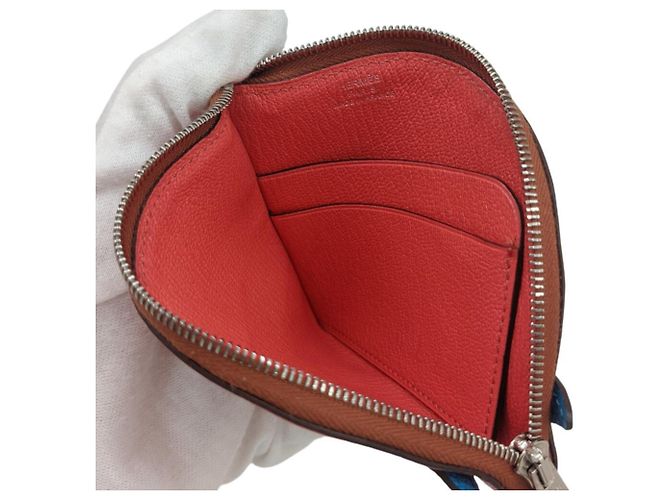 Monedero de cuero Chèvre de Hermès - vista 6