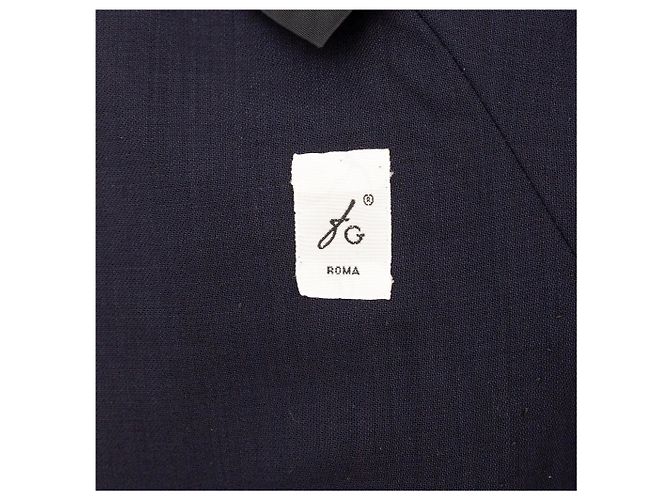 Autre Marque Blazer non foderato FG Roma Blu Blu navy - vista 10