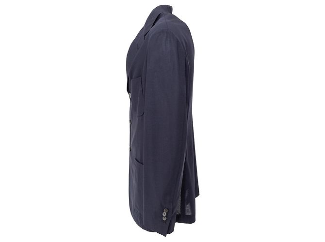 Autre Marque Blazer non foderato FG Roma Blu Blu navy - vista 2