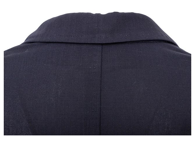 Autre Marque Blazer non foderato FG Roma Blu Blu navy - vista 6