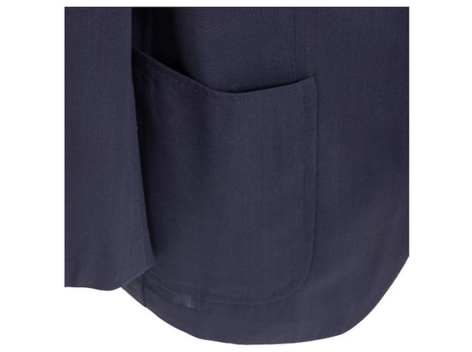 Autre Marque Blazer non foderato FG Roma Blu Blu navy - vista 9