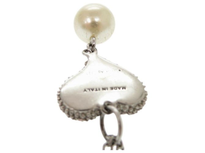 Collana rosa con design a cuore Miu Miu Argento - vista 6