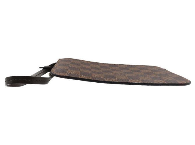 Pochette PM Neverfull Damier Louis Vuitton Marrone - vista 5