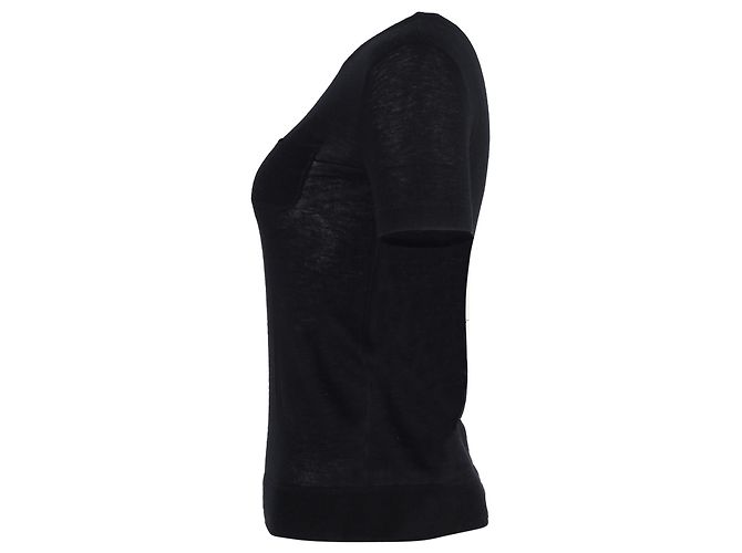 Top in cotone nero Joseph - vista 2
