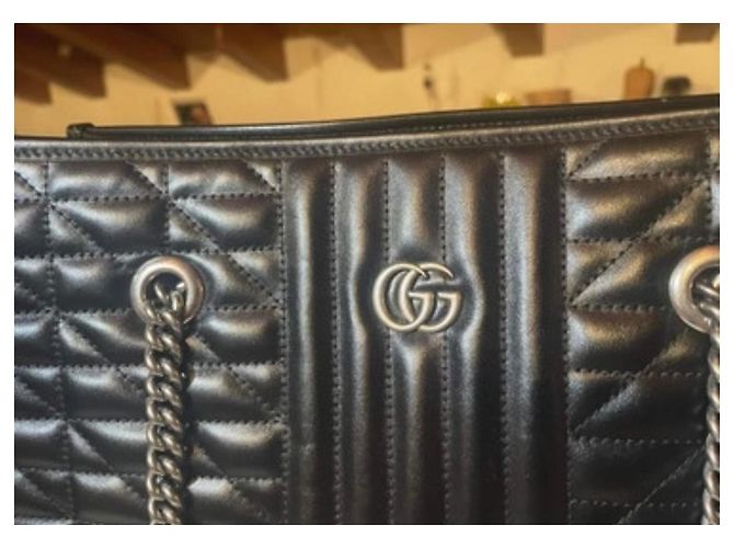 Gucci GG Marmont Large Tote Bag Nero - vista 4