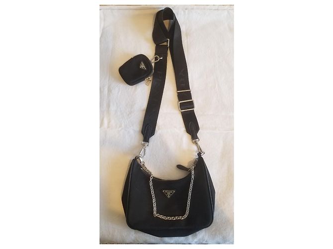 Prada Borsa a spalla riedizione 2005 Nero - vista 2
