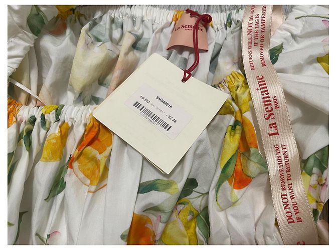 Autre Marque Conjunto de dos piezas La Semaine Paris Limoncello Limón Algodón Talla 36 Multicolor - vista 11