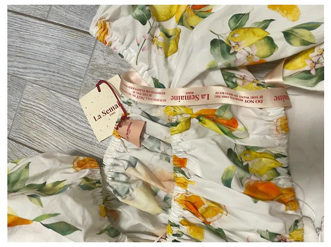Autre Marque Conjunto de dos piezas La Semaine Paris Limoncello Limón Algodón Talla 36 Multicolor - vista 13