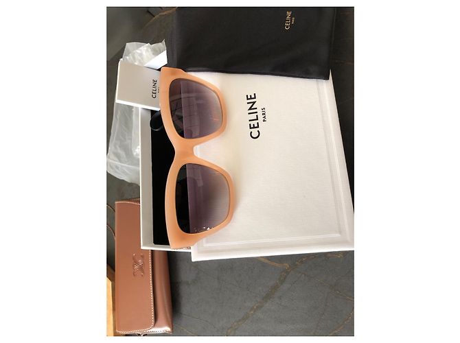 Autre Marque Gafas de sol CELINE Triomphe Rosa 402531 - vista 3