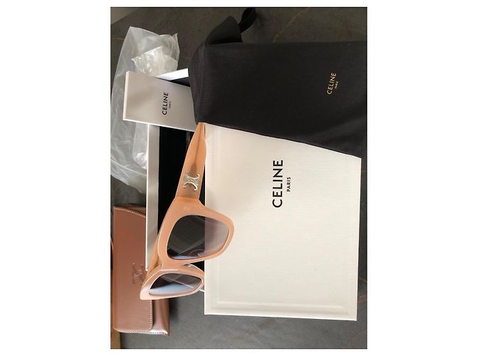 Autre Marque Gafas de sol CELINE Triomphe Rosa 402531 - vista 4