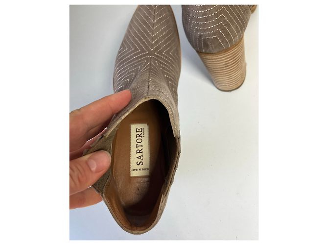 Botas bajas Sartore Beige - vista 13