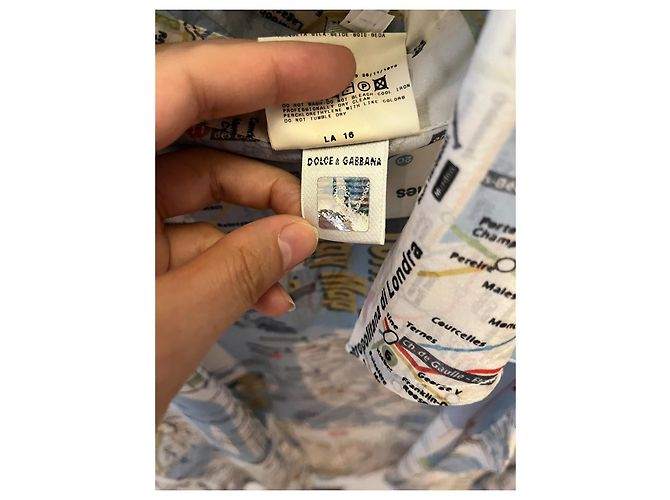 Camisa D&G de seda estampado New York Metropolitan Multicolor - vista 4