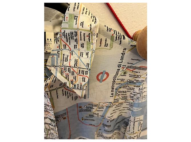 Camisa D&G de seda estampado New York Metropolitan Multicolor - vista 8