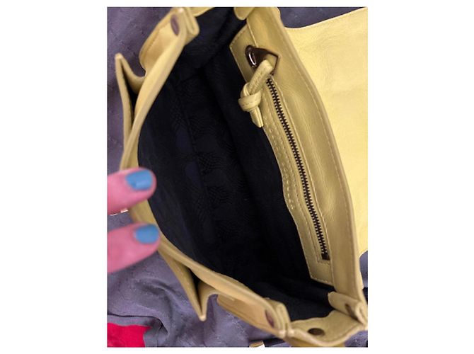 Proenza Schouler PS1 Leder Handtasche Gelb - Ansicht 9