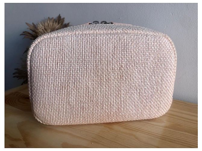 Pochette cosmetica Chanel Deauville rosa - vista 3