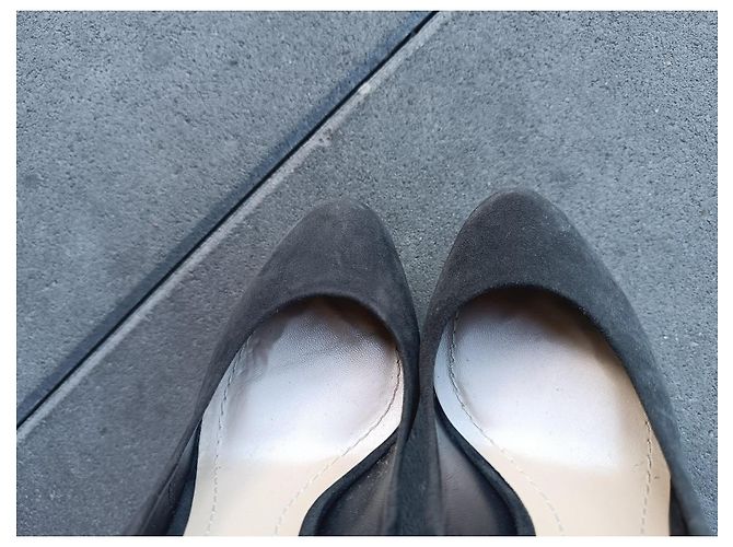 Dior High Heels aus grauem Leder mit CD Logo Größe 36 - Ansicht 16