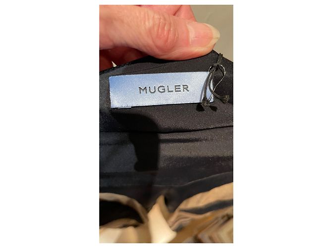 Leggings Thierry Mugler negro y nude efecto transparencia Carne - vista 6