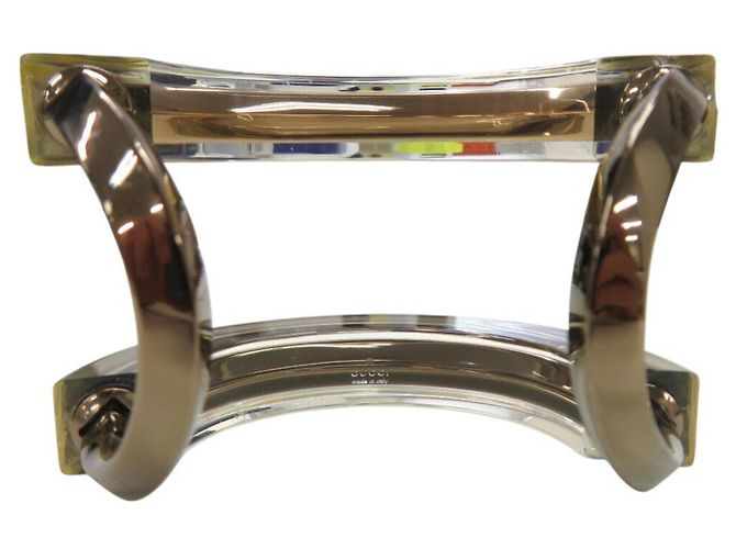 Bracciale trasparente Gucci in oro champagne D'oro - vista 6