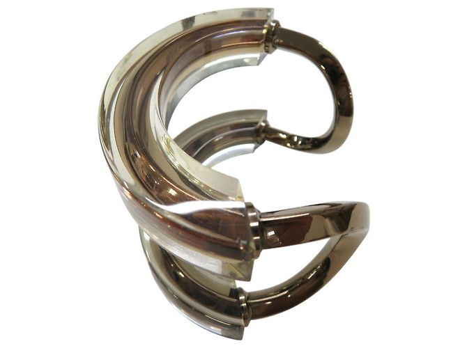 Bracciale trasparente Gucci in oro champagne D'oro - vista 8
