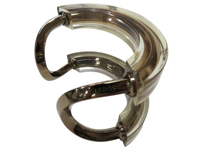 Bracciale trasparente Gucci in oro champagne D'oro - vista 9