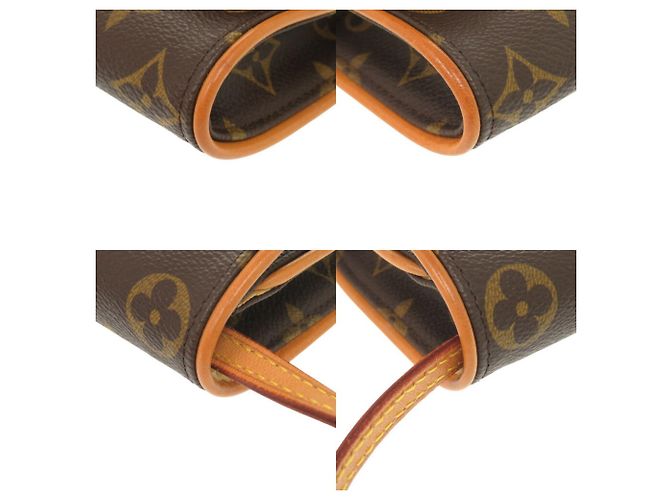 Borsa a spalla Pochette Twin PM Monogram Louis Vuitton Marrone Monogramma - vista 5