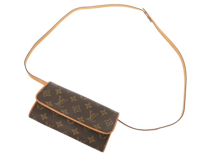 Borsa a spalla Pochette Twin PM Monogram Louis Vuitton Marrone Monogramma - vista 7