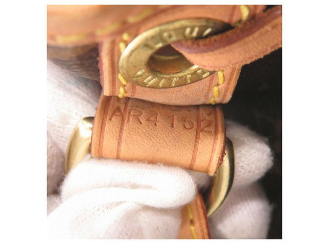 Noe Borsa a Spalla Petit Noé Monogram Louis Vuitton Marrone Monogramma - vista 10