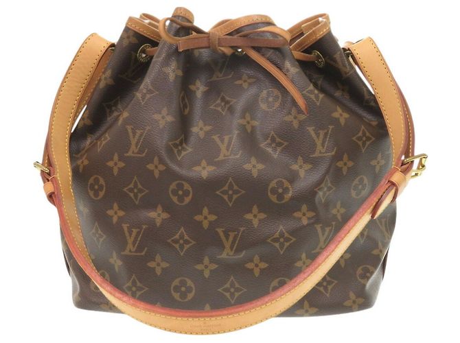 Noe Borsa a Spalla Petit Noé Monogram Louis Vuitton Marrone Monogramma - vista 2