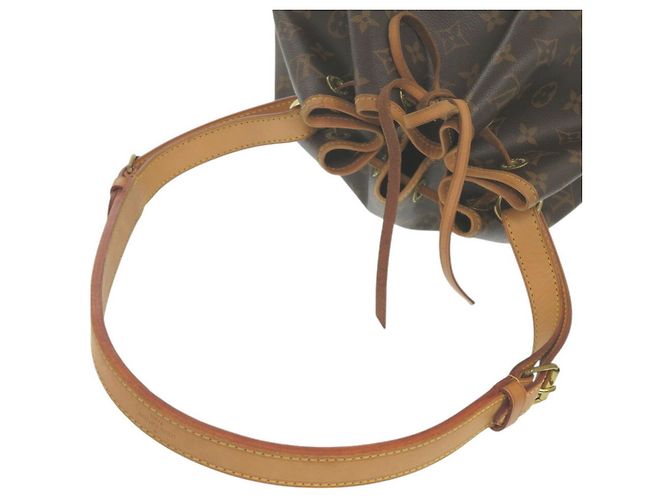 Noe Borsa a Spalla Petit Noé Monogram Louis Vuitton Marrone Monogramma - vista 7